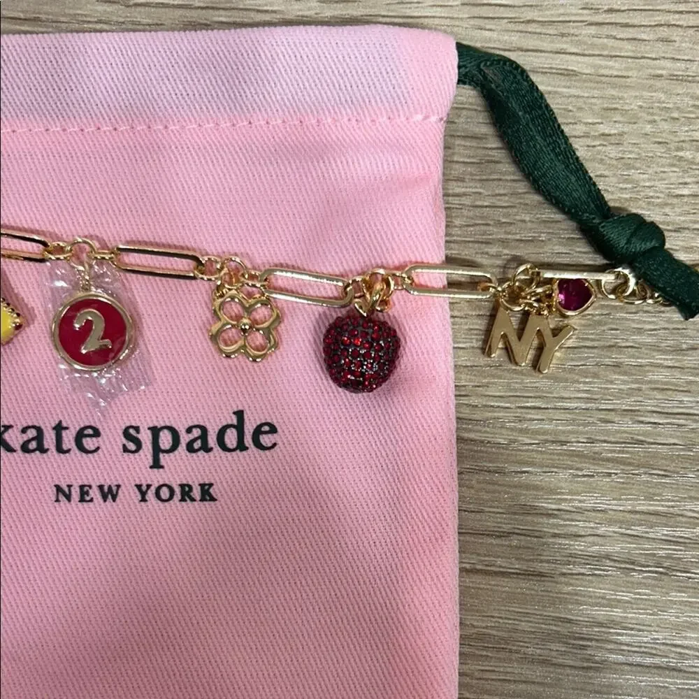 Kate Spade New York Minute Nyc Charm Bracelet NWT